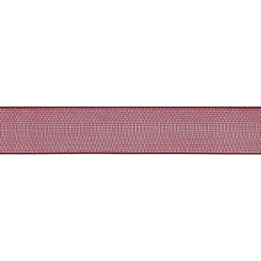 Super Sheer Ribbon: 25mm: Burgundy. Price per metre.