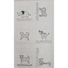 Moda Fabric: Savannah Little Critter Fabric Panel: Black on white