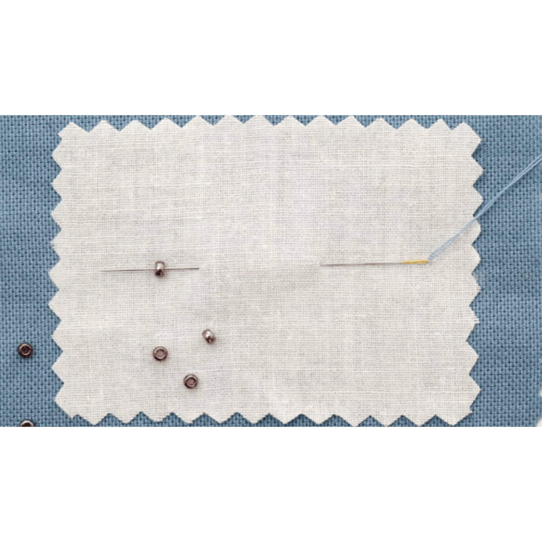 Hand Sewing Needles: Beading: Gold Eye: Sizes 10-12