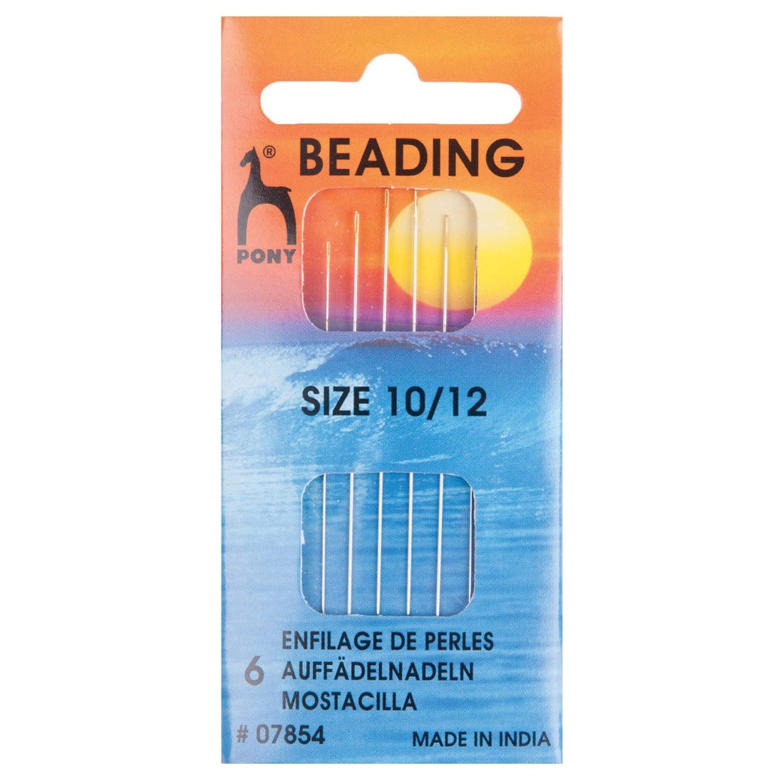 Pony Needles Hand Sewing Needles: Beading: Gold Eye: Sizes 10-12 - The Sewing Studio