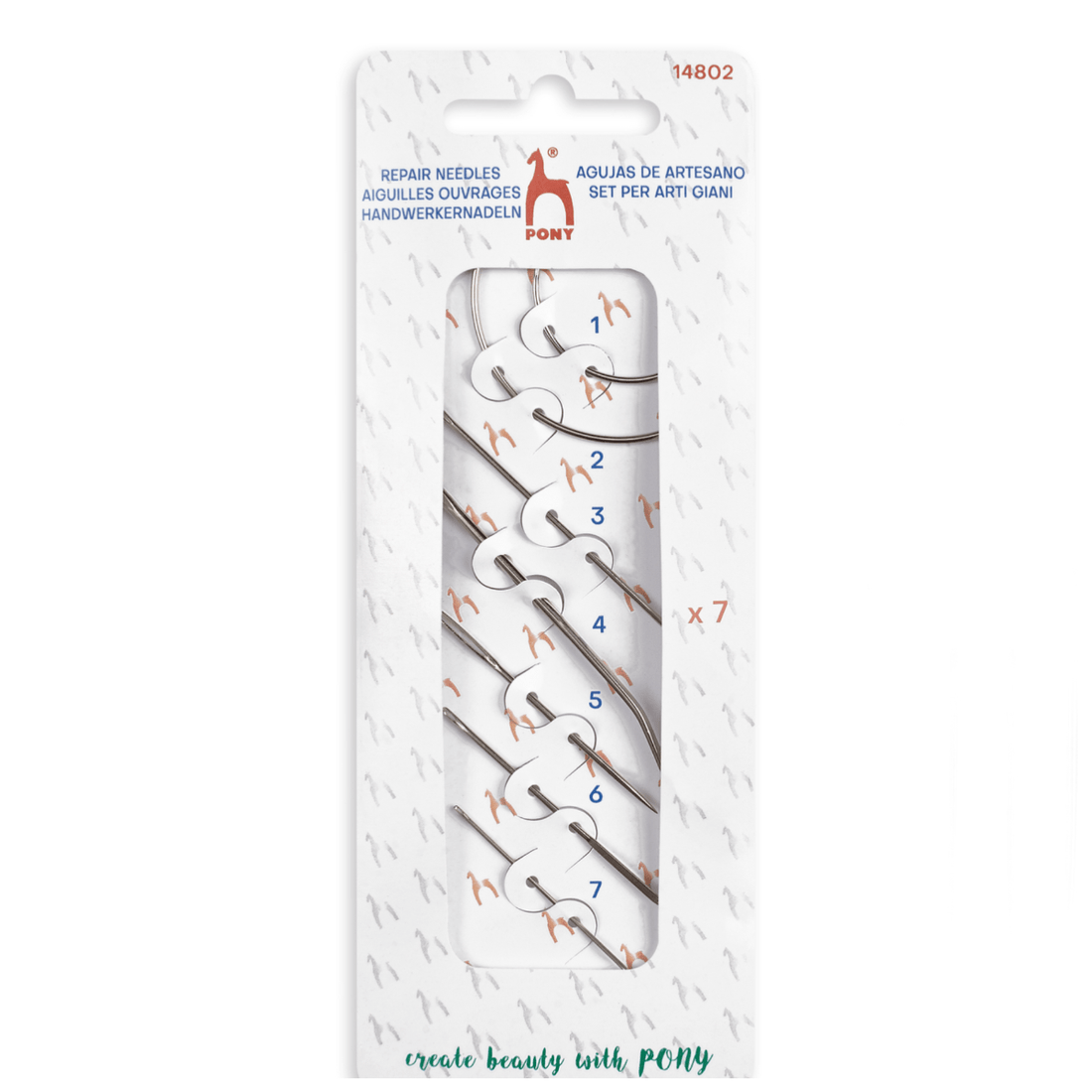 Pony Needles Hand Sewing Needles: Repair needles: Gold Eye - The Sewing Studio