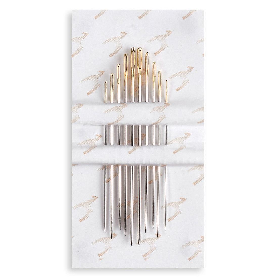 Pony Needles Hand Sewing Needles: Short darners: Gold Eye: Sizes 3-9 - The Sewing Studio