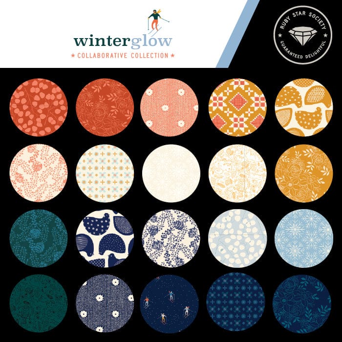 Ruby Star Society Fabric Pre Cuts Moda Ruby Star Winterglow Layer Cake RS5105LC - The Sewing Studio