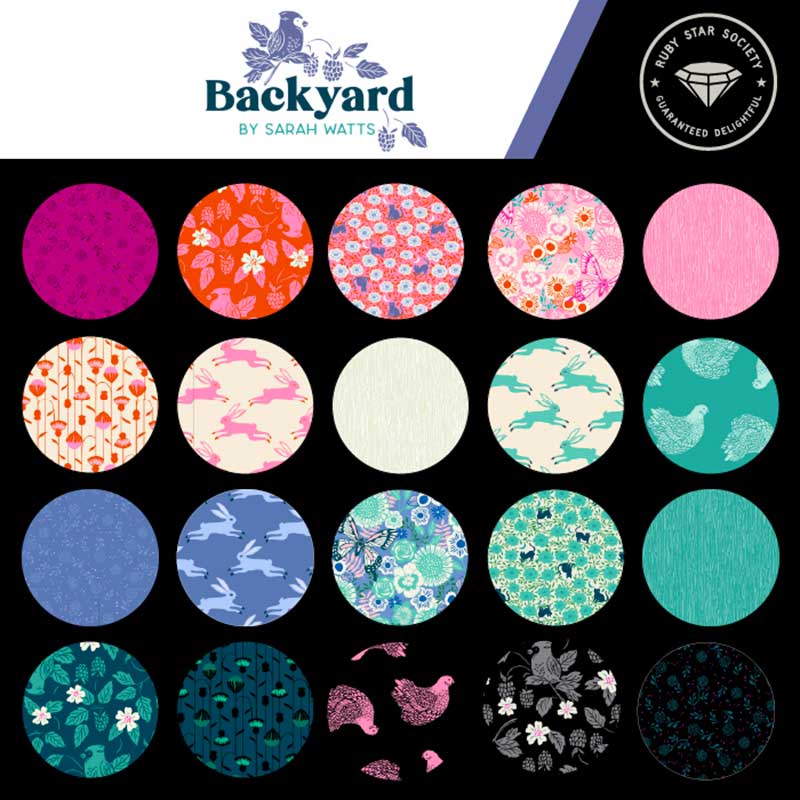 Ruby Star Society Fabric Pre Cuts Ruby Star Backyard Layer Cake RS2084LC - The Sewing Studio
