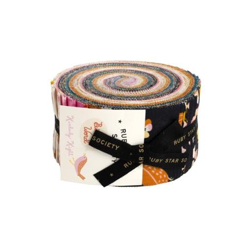Ruby Star Society Fabric Pre Cuts Ruby Star Bird is the Word Jelly Roll - The Sewing Studio