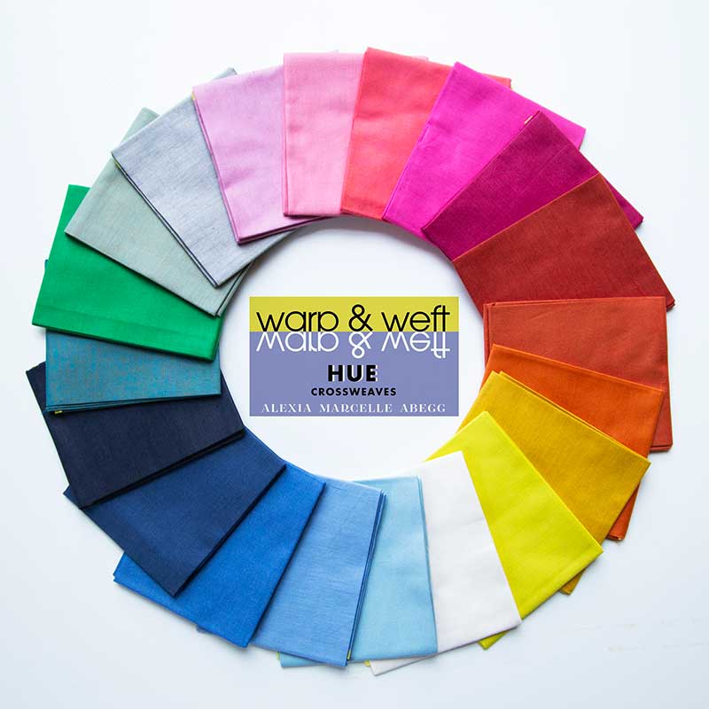 Ruby Star Society Fabric Pre Cuts Ruby Star Warp And Weft Hue Charm Pack RS4108PP - The Sewing Studio