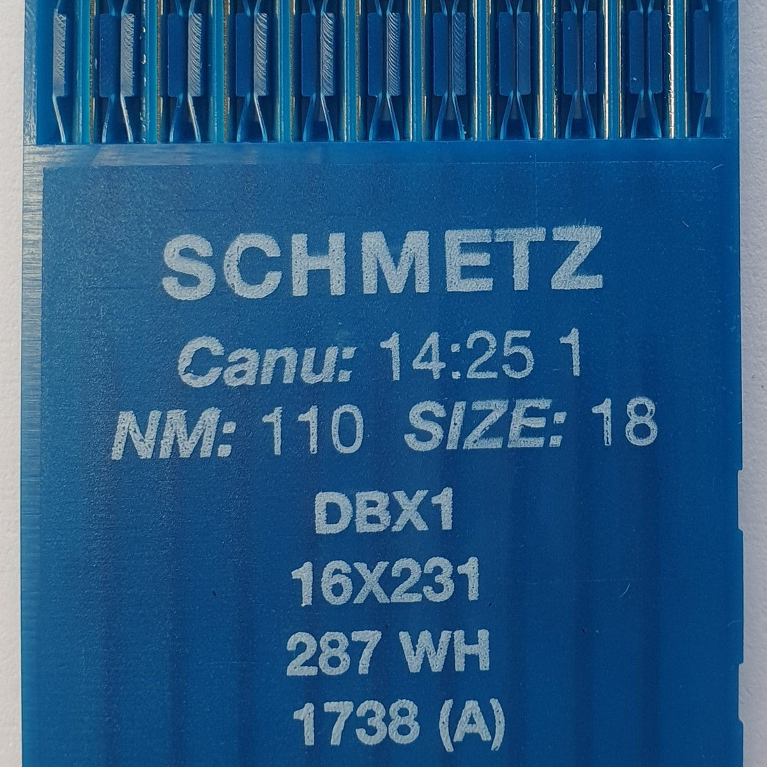 Schmetz Machine Needles Schmetz Industrial Sewing Machine Needles Regular 16x231 Size 110/18 Pack of 10 - The Sewing Studio
