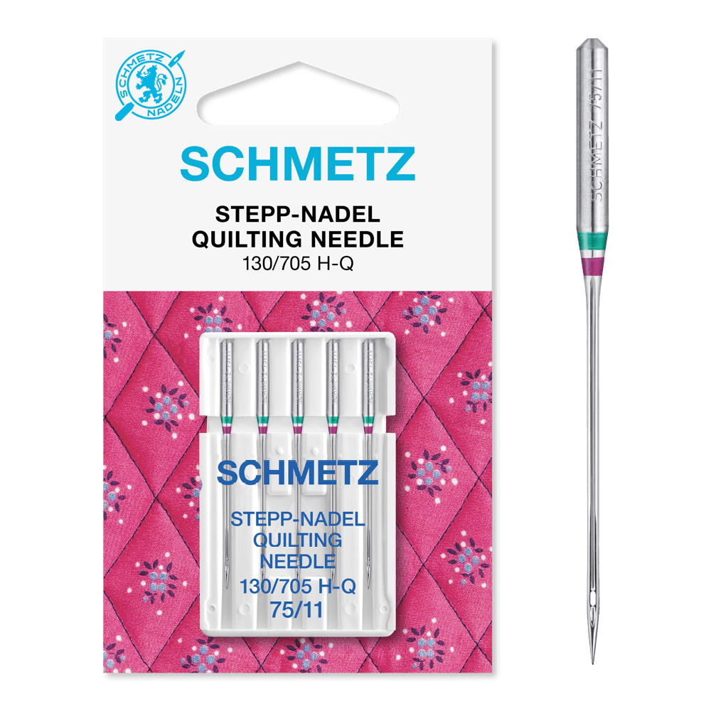 Schmetz Machine Needles Schmetz Sewing Machine Needles: Quilting Size 75/11. Pack of 5 needles. - The Sewing Studio