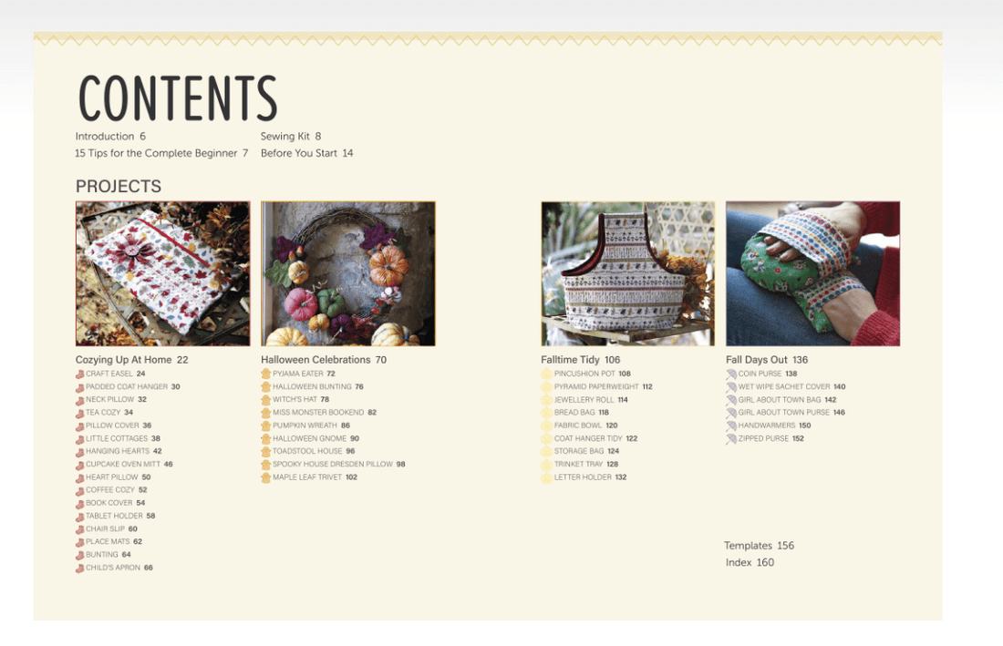 Search Press Books Half Yard Autumn Book - The Sewing Studio
