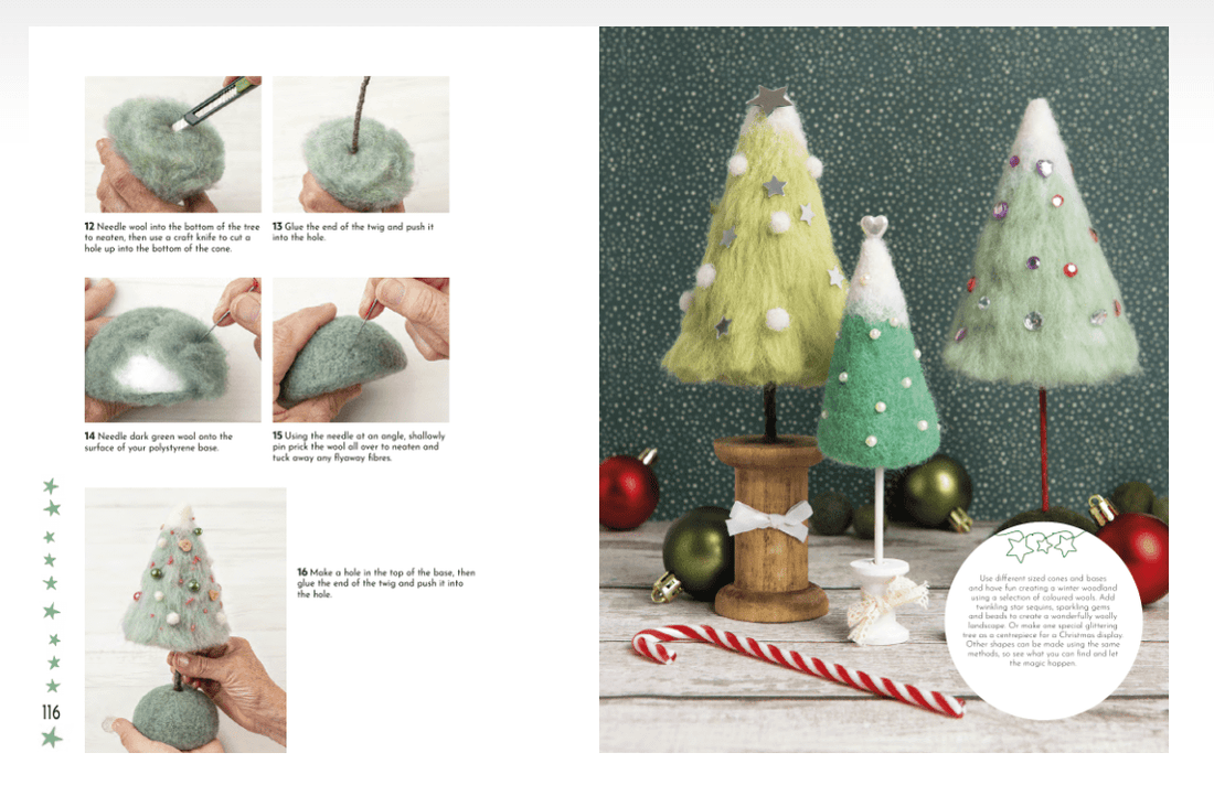 Search Press Books Needle Felting Christmas Book - The Sewing Studio