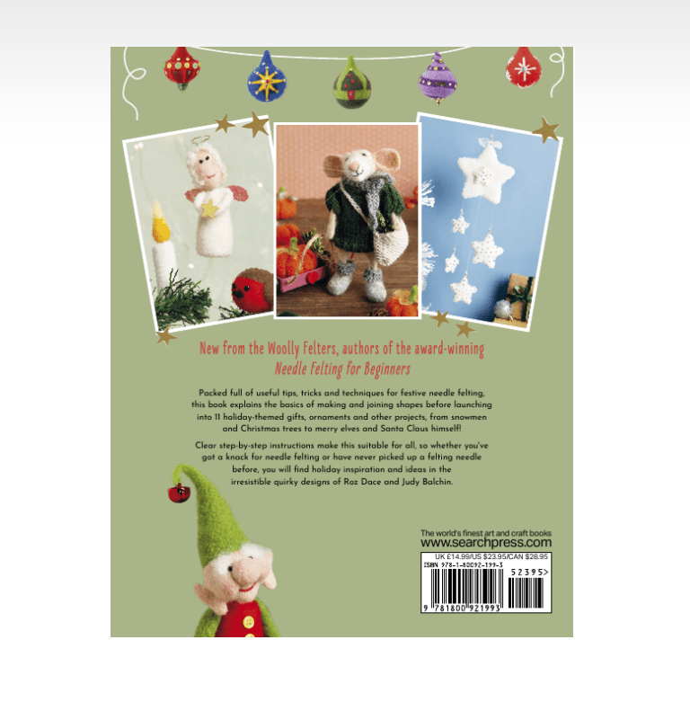 Search Press Books Needle Felting Christmas Book - The Sewing Studio