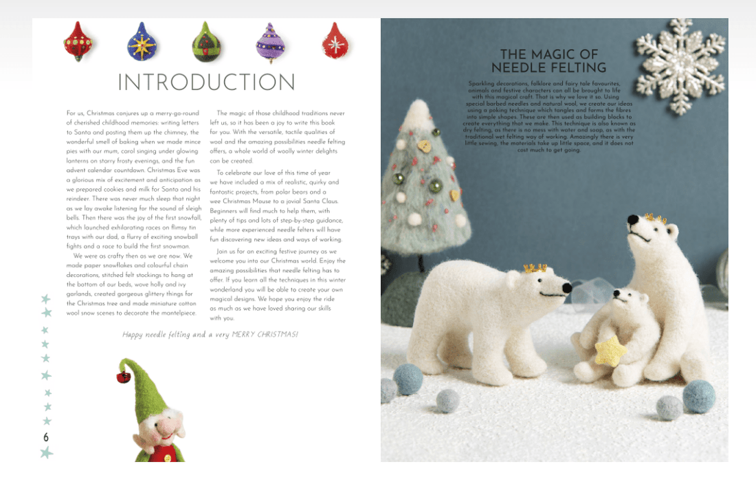 Search Press Books Needle Felting Christmas Book - The Sewing Studio