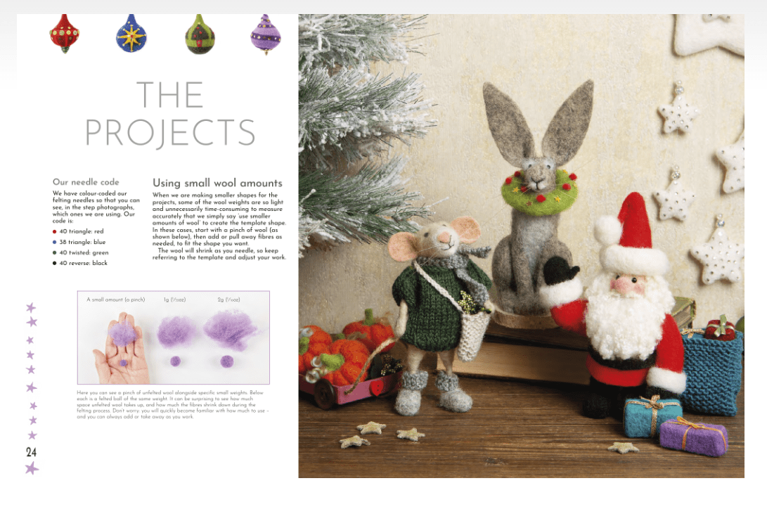 Search Press Books Needle Felting Christmas Book - The Sewing Studio