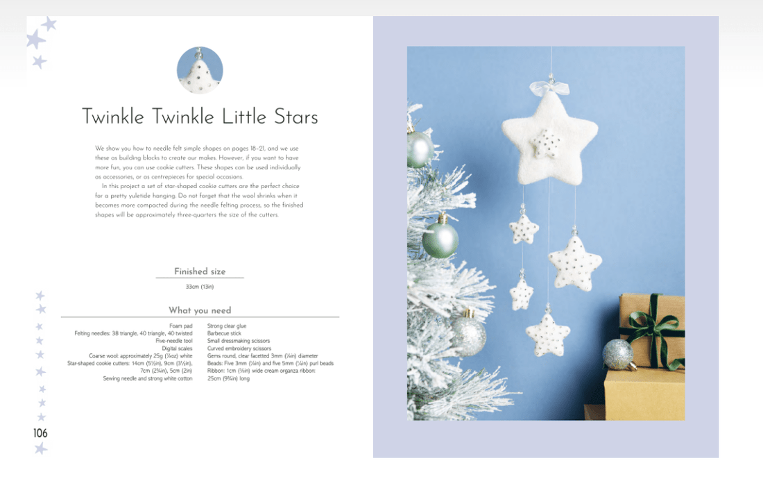 Search Press Books Needle Felting Christmas Book - The Sewing Studio