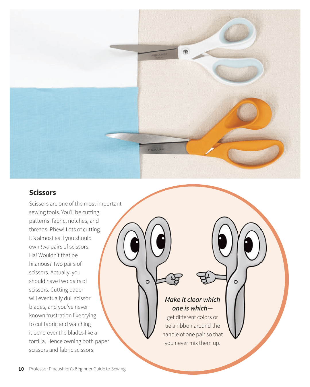 Search Press Books Professor Pincushion's Beginner Guide to Sewing Book - The Sewing Studio