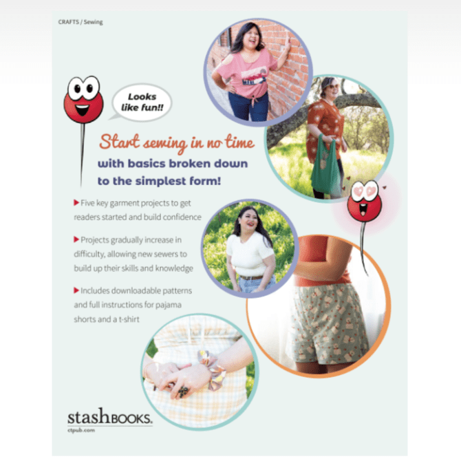 Search Press Books Professor Pincushion's Beginner Guide to Sewing Book - The Sewing Studio