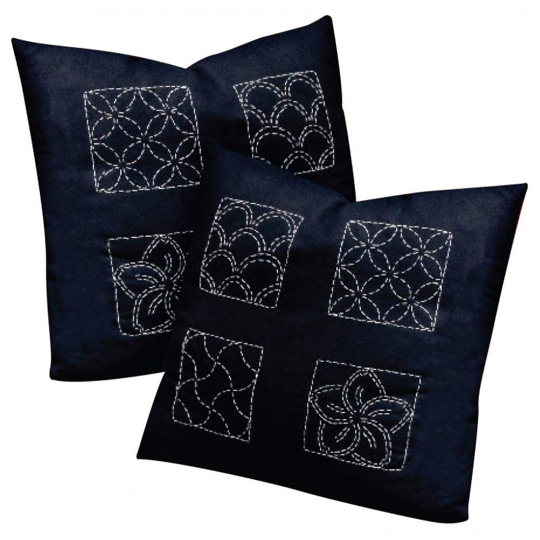 Sew Easy Craft Accessories Sashiko Cotton Fabric: Dark Navy. 1 metre x 1.40 metres size. - The Sewing Studio