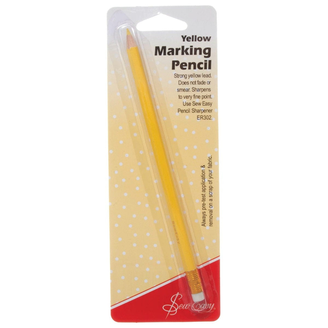 Sew Easy Pens Pencils Markers Yellow Marking Pencil - The Sewing Studio