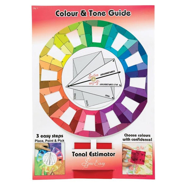 Sew Easy Quilting Accessories Colour Wheel with Tonal Estimator - The Sewing Studio