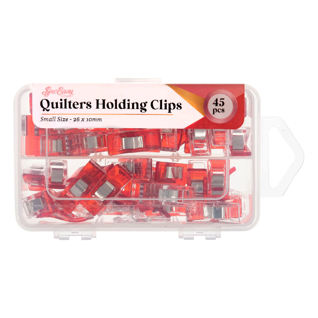 Sew Easy Quilting Accessories Quilters Bias Binding Clips 45 Pieces - The Sewing Studio