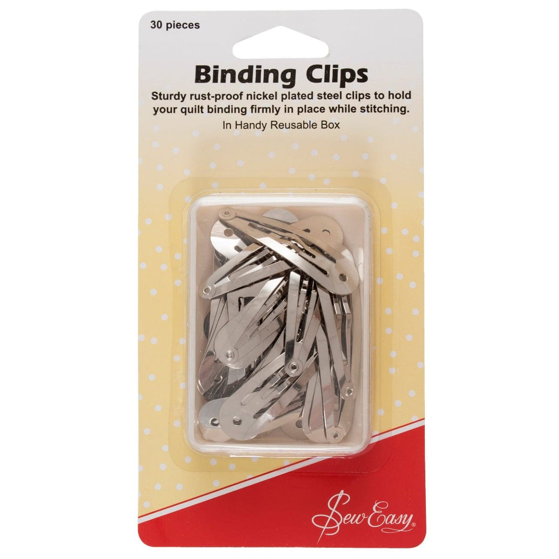 Sew Easy Quilting Accessories Sew Easy Binding Clips - The Sewing Studio