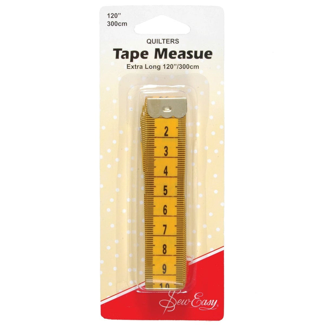 Sew Easy Quilting Accessories Sew Easy: Quilters Tape Measure: Extra long - The Sewing Studio