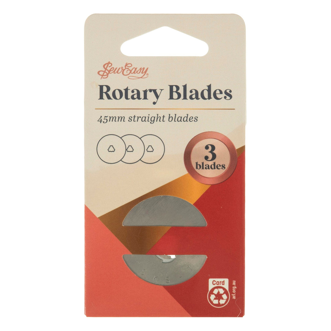 Sew Easy Rotary Cutters 45mm Sew Easy replacement rotary cutter blades: 3 pack - The Sewing Studio