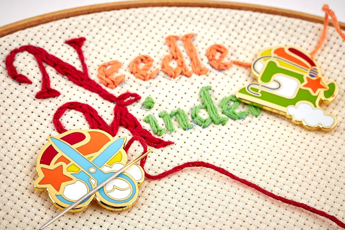 Sew Tasty Quilting Accessories Magnetic Needle Minder Scissor Design - The Sewing Studio