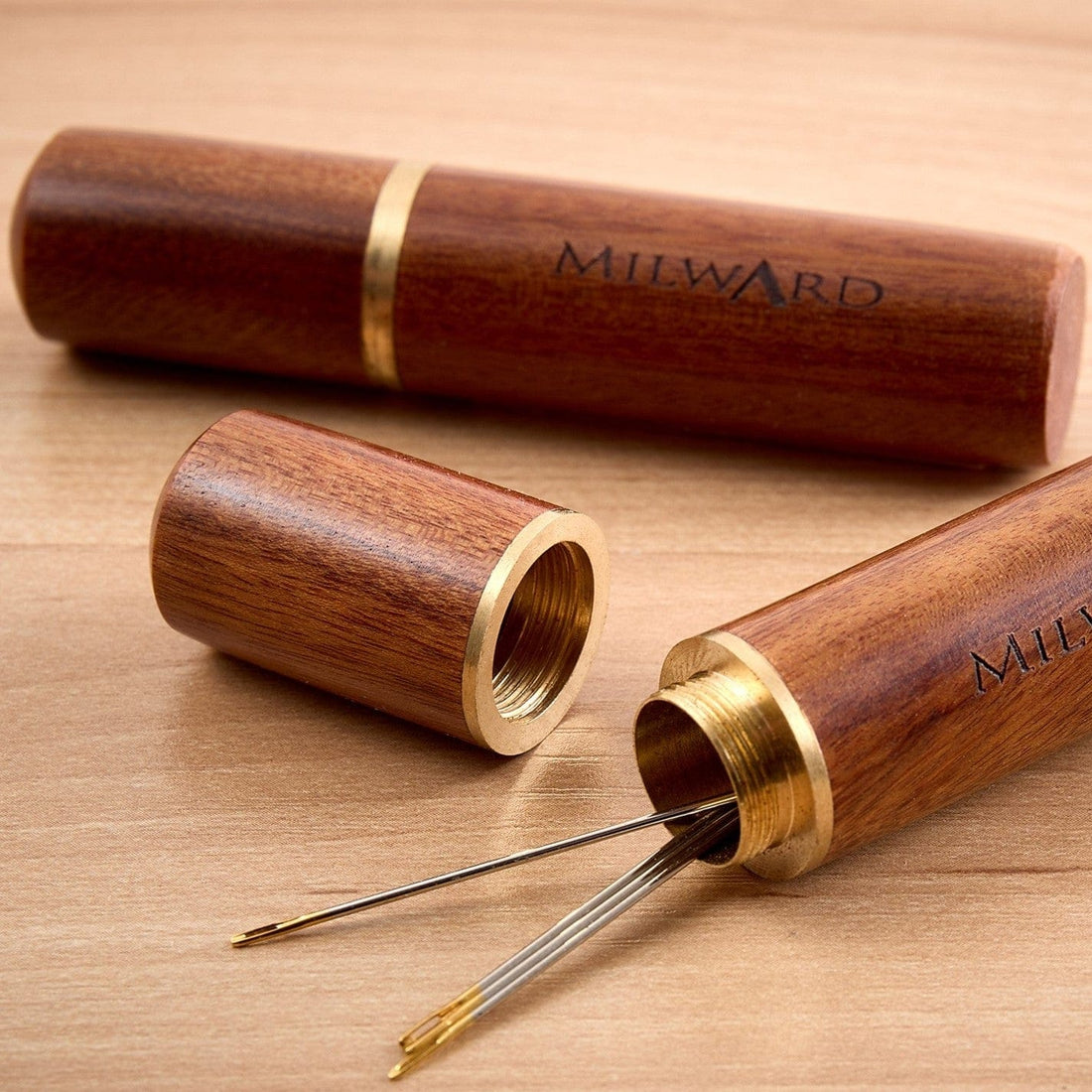 Sew Tasty Quilting Accessories Rosewood Needle Holder - The Sewing Studio