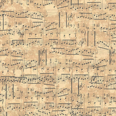 Stoff My Classic Songs Musical Fabric 4502-598 Main Image