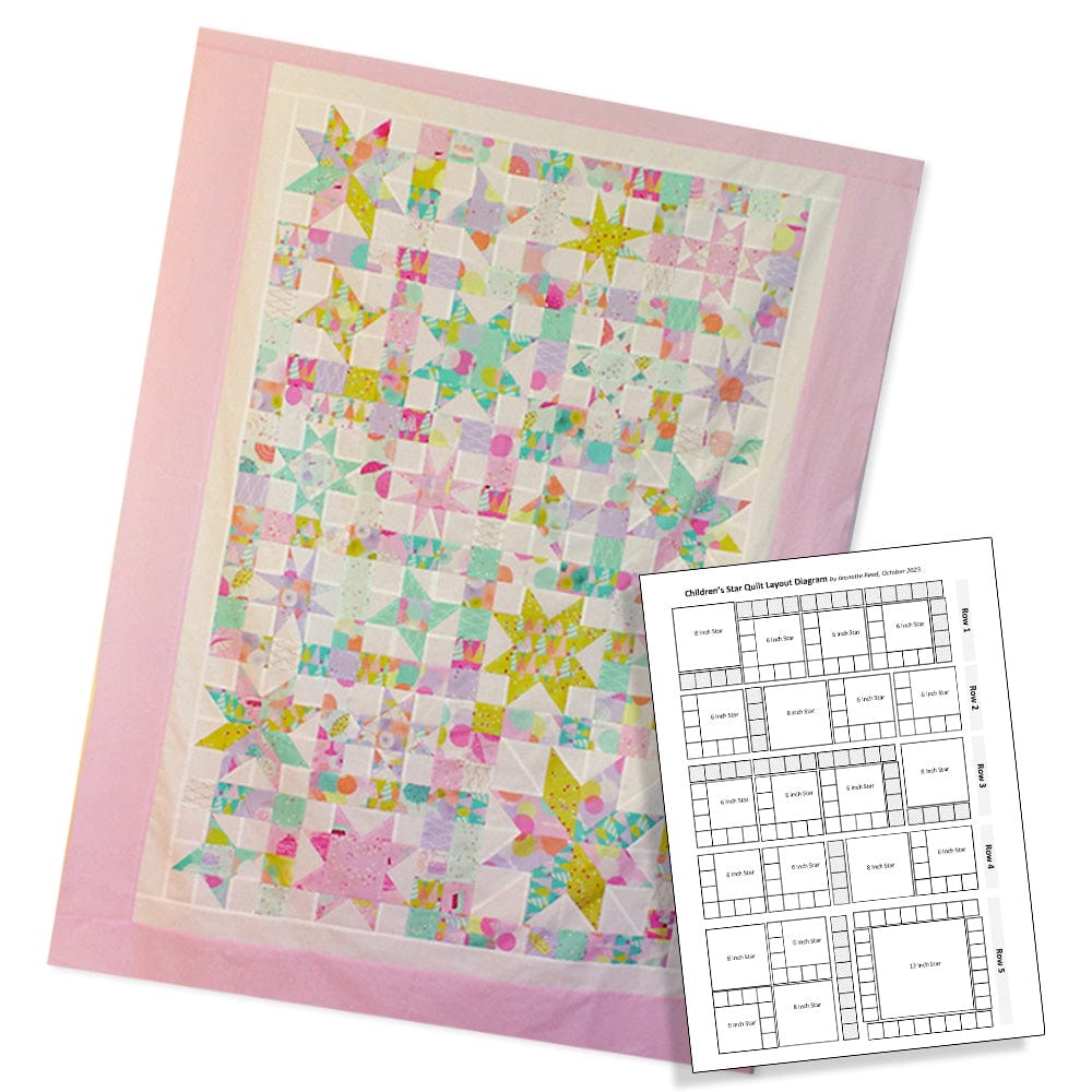 The Sewing Studio Download Free Pattern: Jeanette's Star Quilt - The Sewing Studio