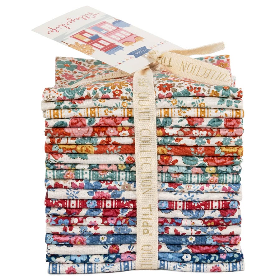 Tilda Fabric Pre Cuts PRE-ORDER Tilda Village Life Fat Eighth Bundle 20 Piece - The Sewing Studio