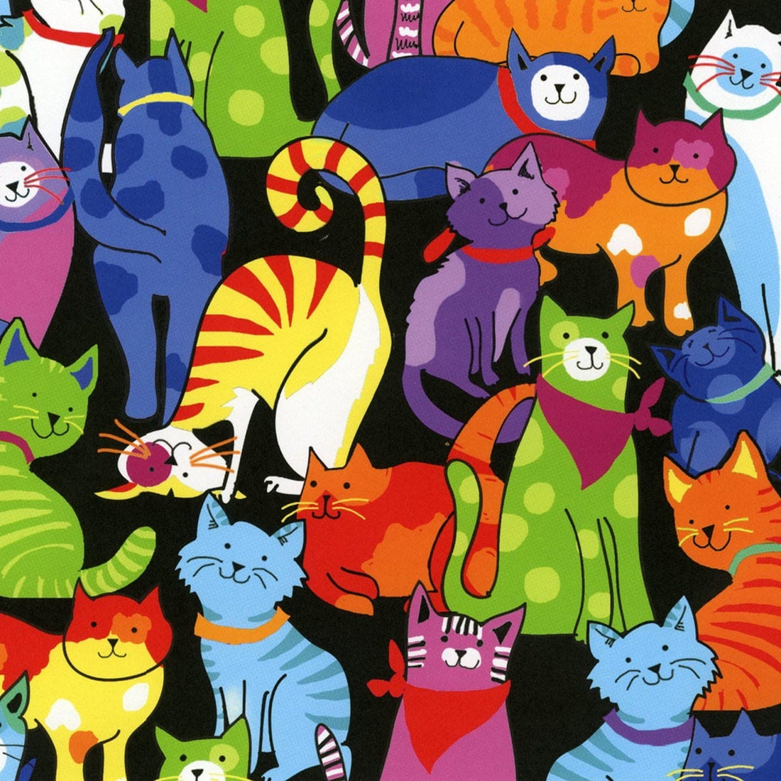 Timeless Treasures Fabric Timeless Treasures Cats and Dogs - The Sewing Studio