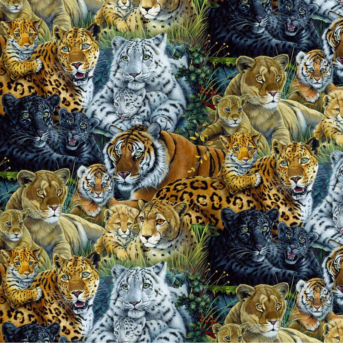 Timeless Treasures Fabric Timeless Treasures Cats and Dogs - The Sewing Studio