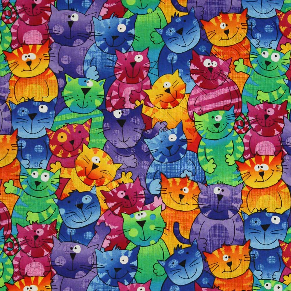 Timeless Treasures Fabric Timeless Treasures Cats and Dogs - The Sewing Studio