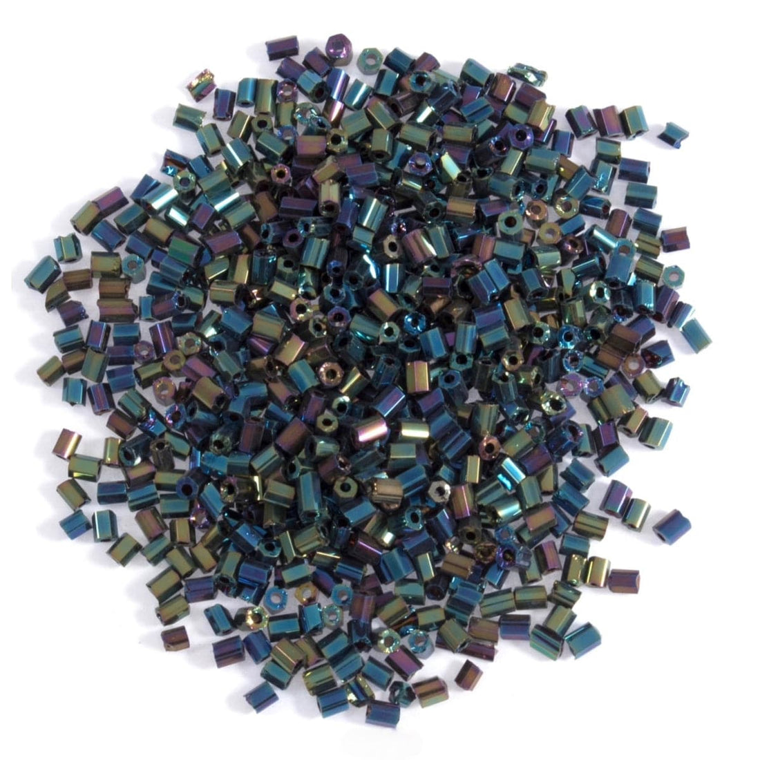 Trimits Beads Sequins Accessories Beads: Rocailles: Rainbow: 8g in a pack - The Sewing Studio