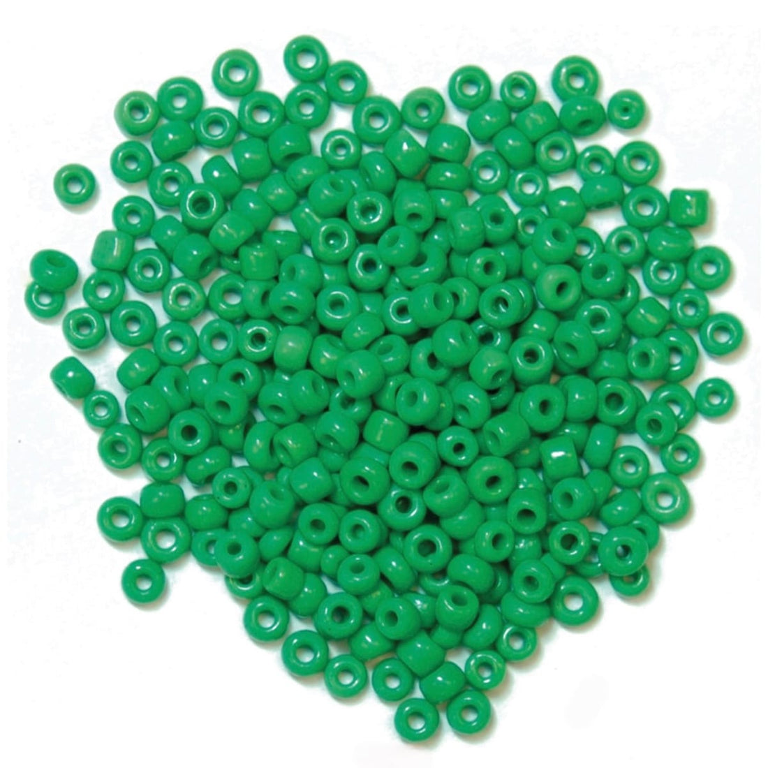 Beads: Seed: Green: 8g in a pack