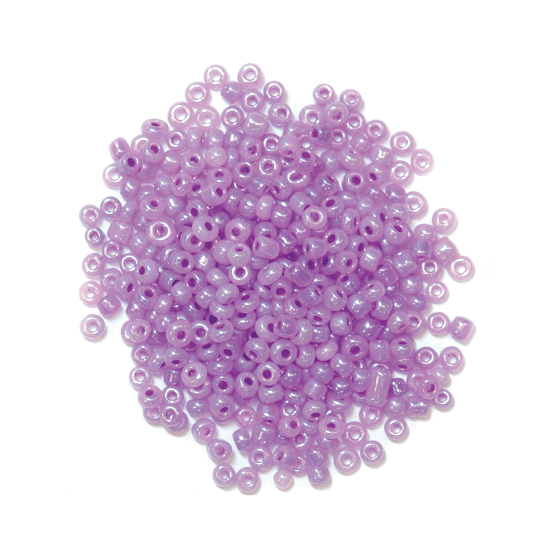 Trimits Beads Sequins Accessories Beads: Seed: Lilac: 8g in a pack - The Sewing Studio