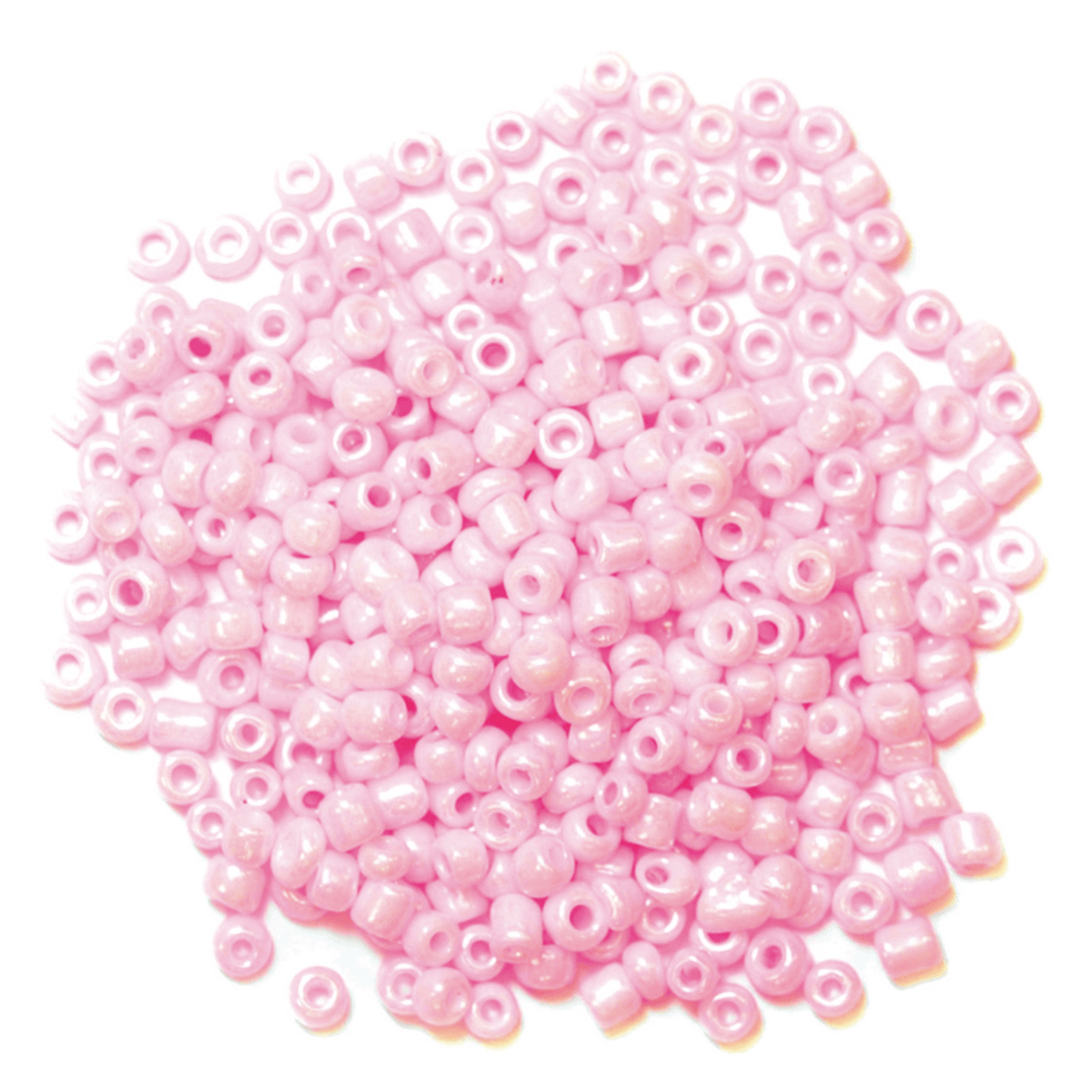 Trimits Beads Sequins Accessories Beads: Seed: Pink: 8g in a pack - The Sewing Studio