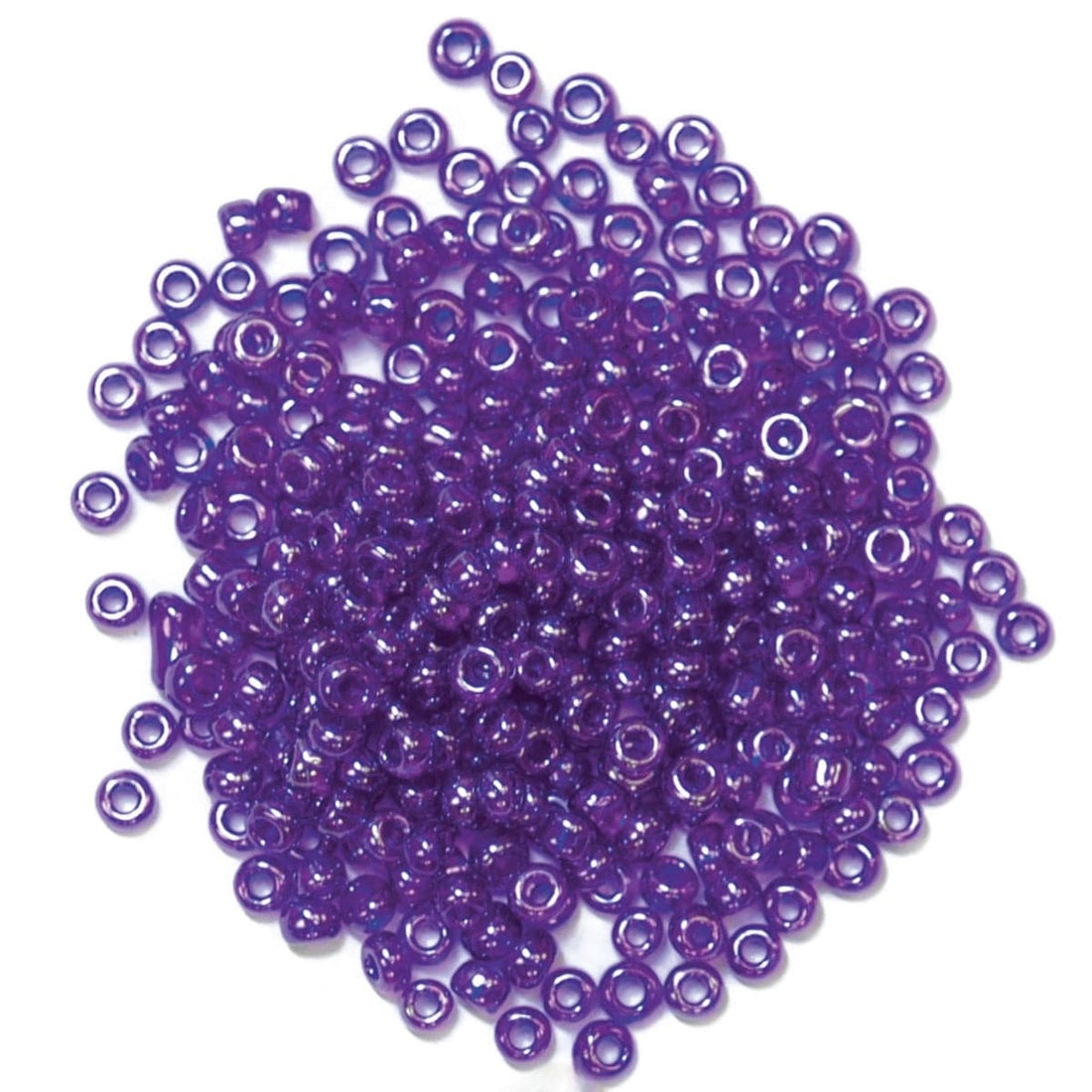 Trimits Beads Sequins Accessories Beads: Seed: Purple: 8g in a pack - The Sewing Studio