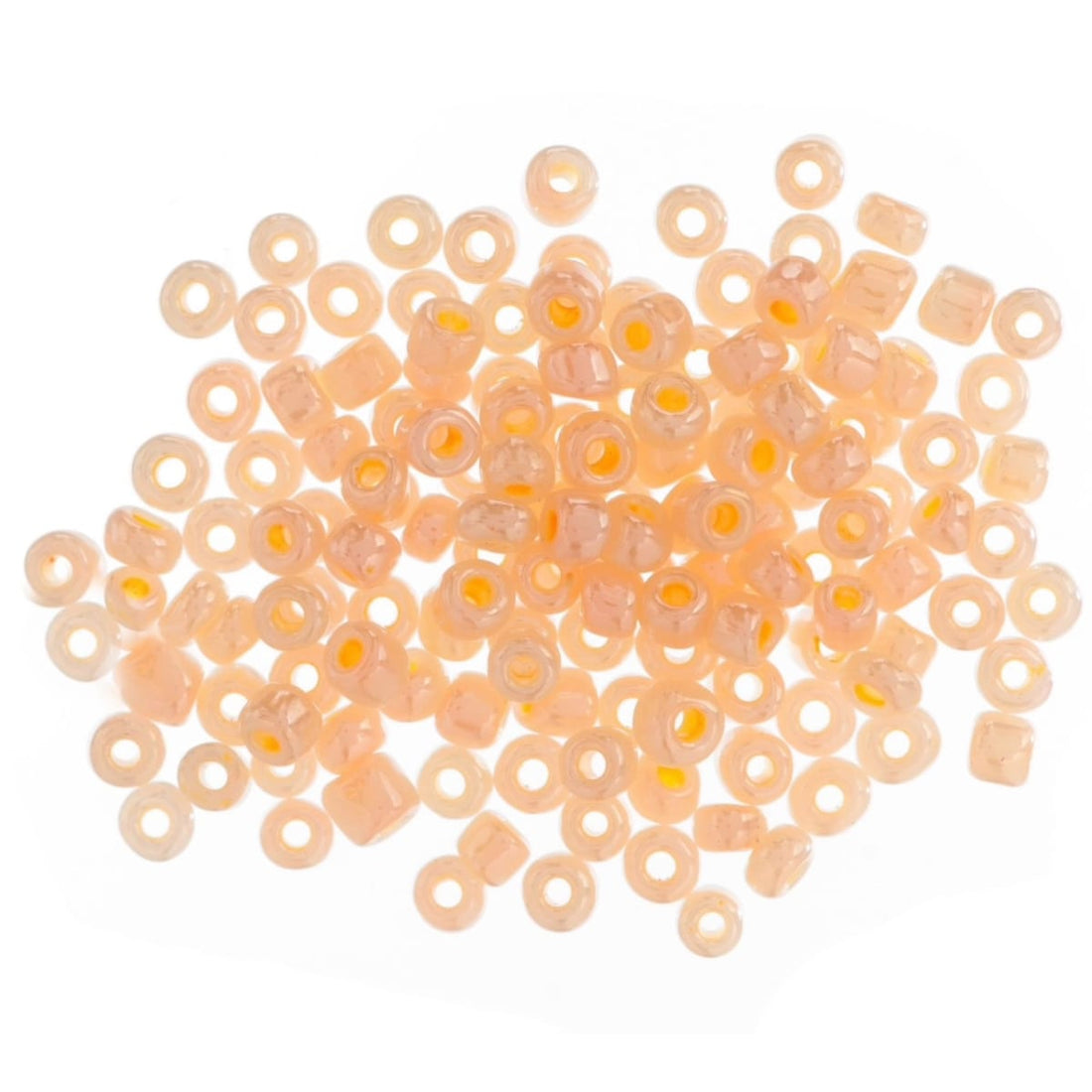 E Beads: Pastel Cream: 8g in a pack