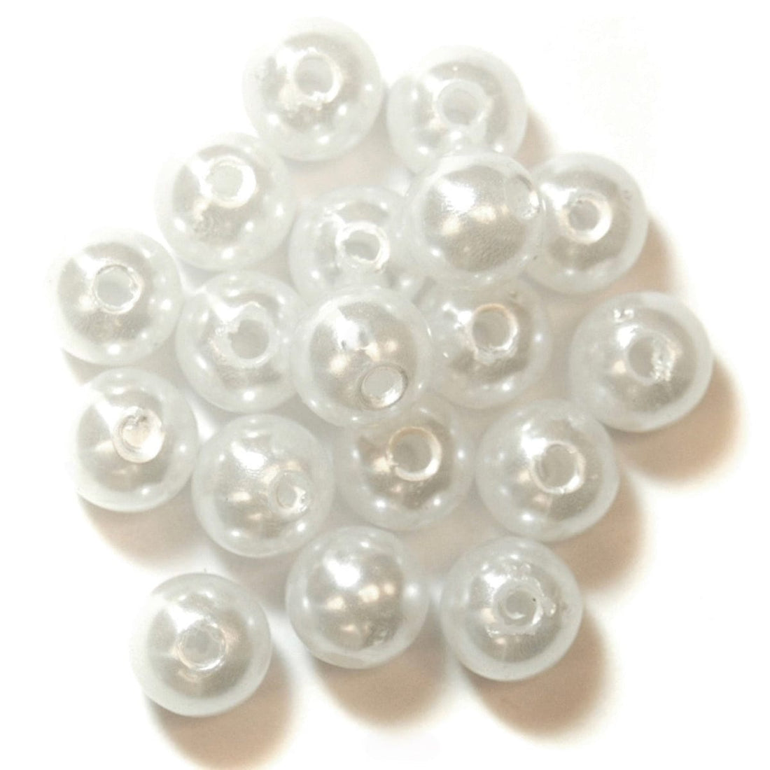 Trimits Beads Sequins Accessories Pearl Beads: 8mm: Pearl: 20 quantity - The Sewing Studio