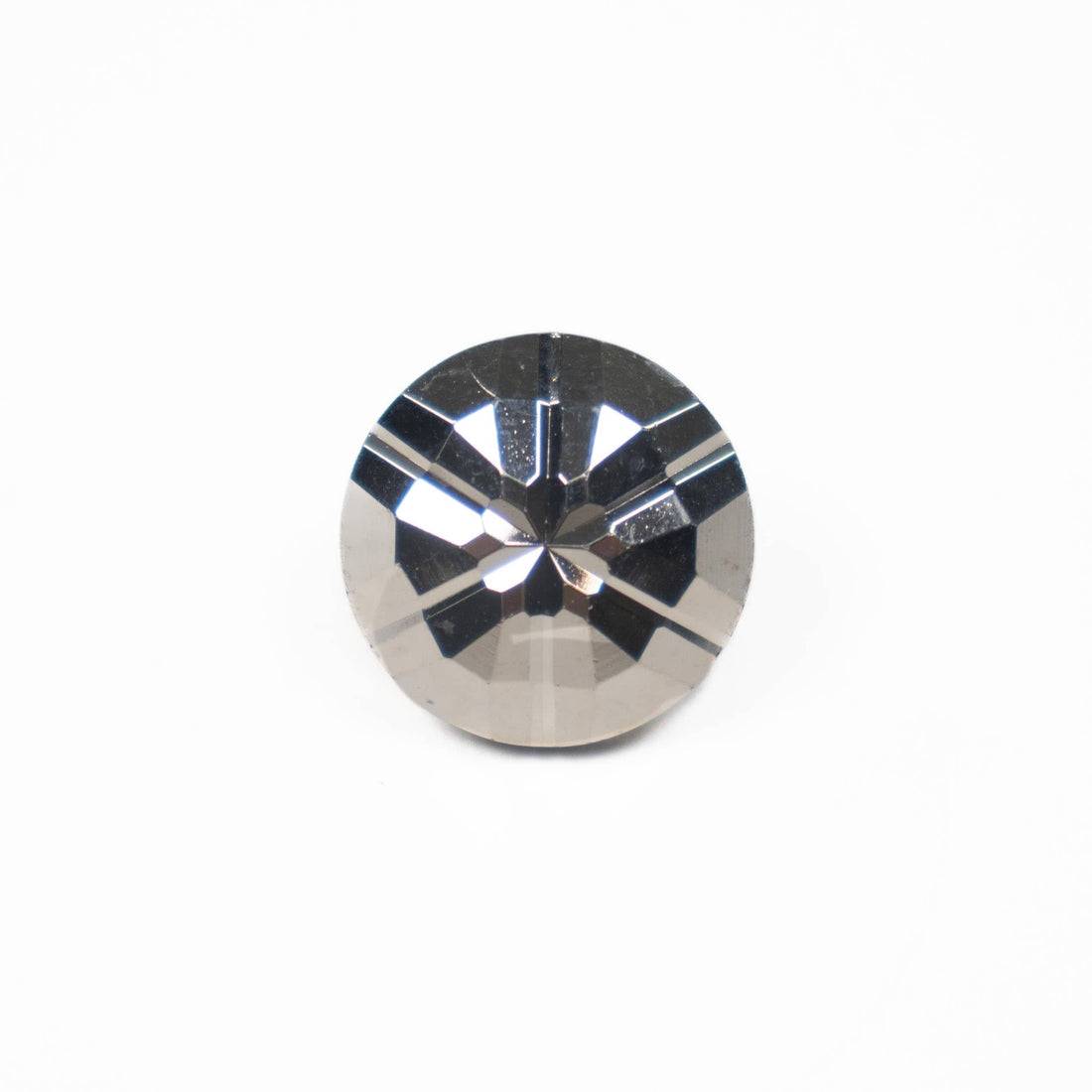 Trimits Buttons Silver Faceted Button 18mm - The Sewing Studio