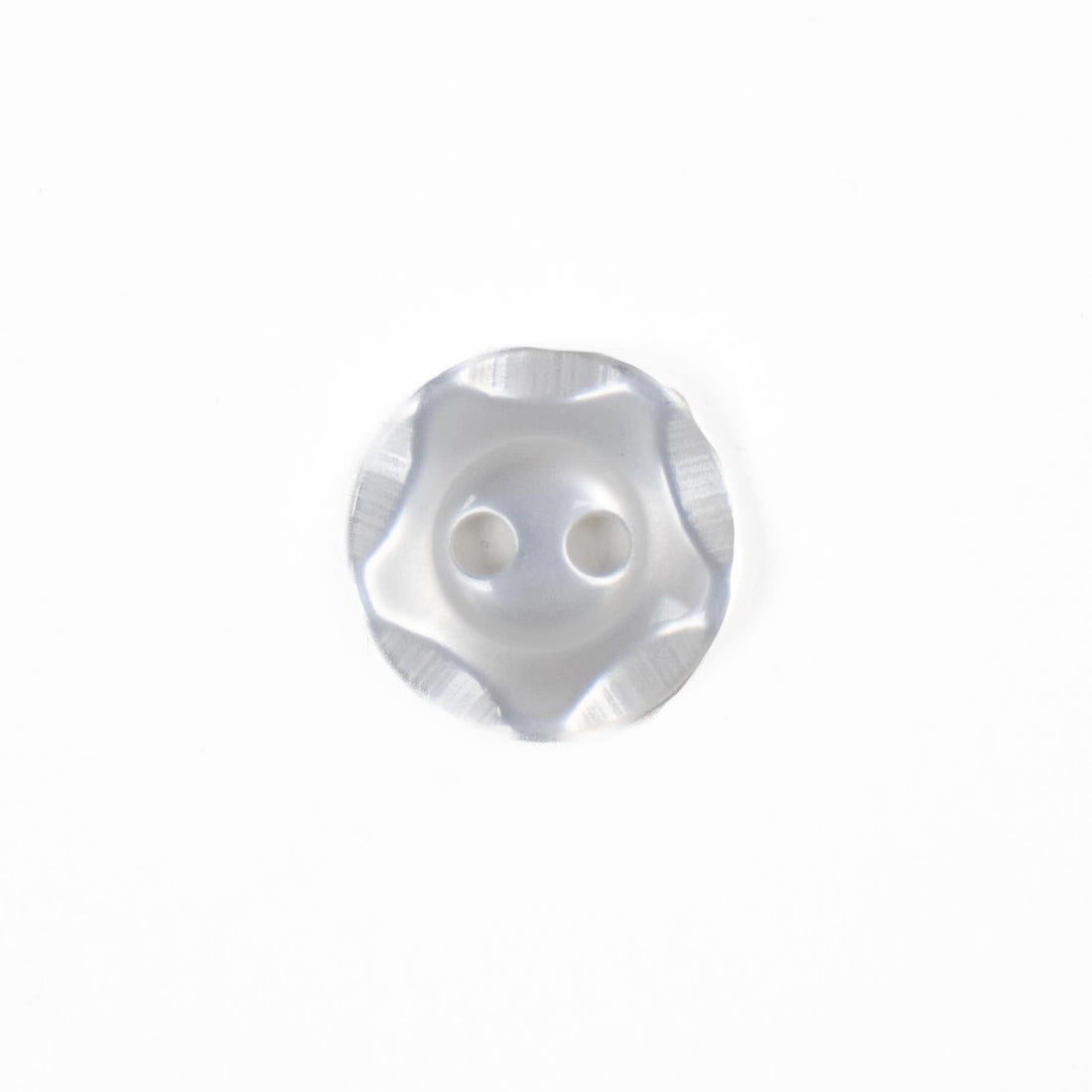 Trimits Buttons White Star Button 11mm - The Sewing Studio