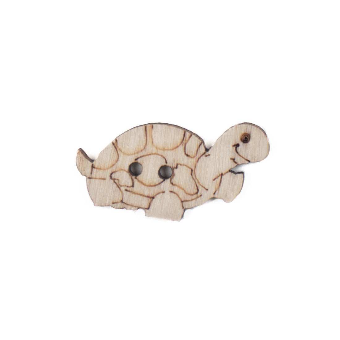 Trimits Buttons Wooden Turtle Button 27mm - The Sewing Studio
