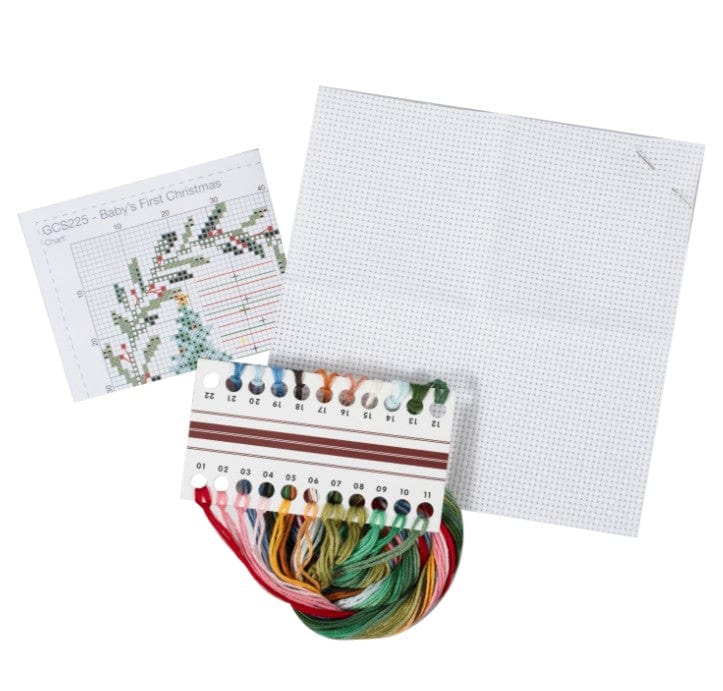 Trimits Cross Stitch Kits Cross Stitch Kit Mini Baby's First Christmas - The Sewing Studio