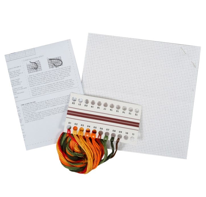 Trimits Cross Stitch Kits Cross Stitch Kit Mini Pumpkin - The Sewing Studio