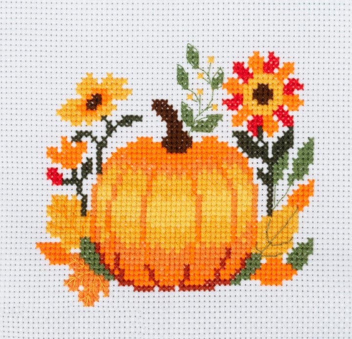 Trimits Cross Stitch Kits Cross Stitch Kit Mini Pumpkin - The Sewing Studio