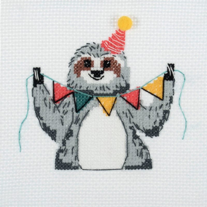 Trimits Cross Stitch Kits Cross Stitch Kit Sloth - The Sewing Studio