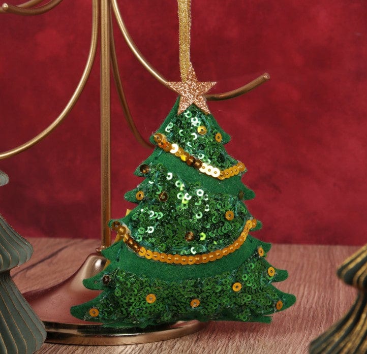 Trimits Felting Kits Felt Decoration Kit Christmas Sequin Tree - The Sewing Studio